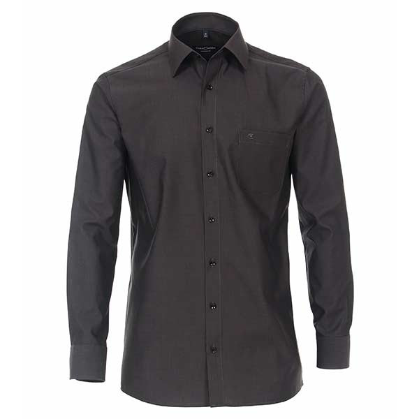 Donkergrijs Overhemd Comfort Fit | Casamoda