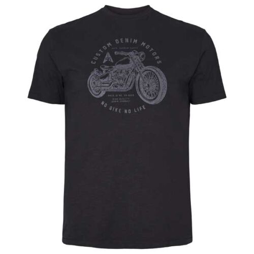 zwart biker t-shirt