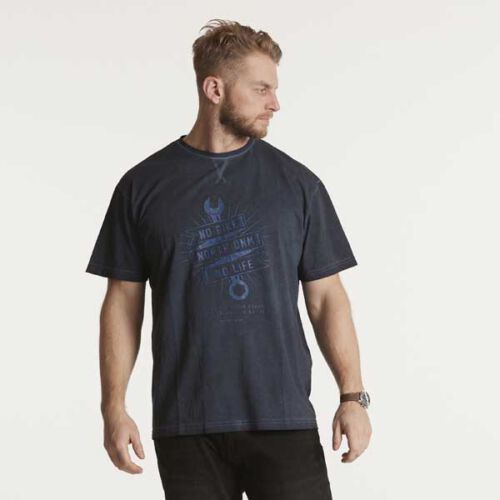 Blauw Cool Dyed T-shirt