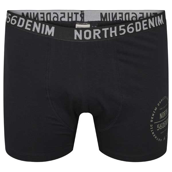 Zwarte Boxershort Met Logo Tailleband | North 56Denim