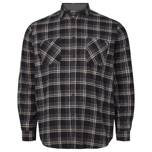 Checked shirt black 5XL | North 56Denim