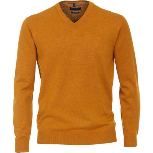 Donkergele Pullover